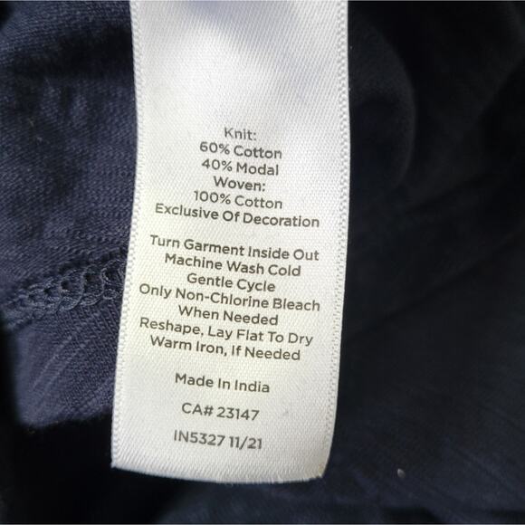 TALBOTS EYELET SLUB KNIT FIT & FLARE DRESS 3X - Picture 7 of 8